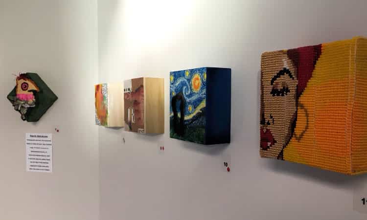 CMAD Gallery case, The Commons - photo by Tony Vasquez