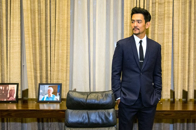 John Cho at the office of J. Irwin Miller
