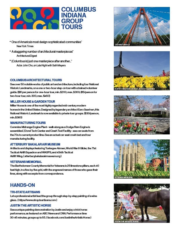 group tours page